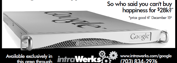 Interwerks Google Network Search Appliance Ad