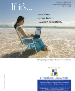 Grantham University Ease of Access Ad