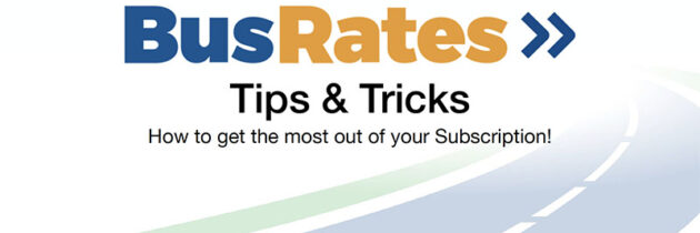 BusRates Tips & Tricks Booth Presentation